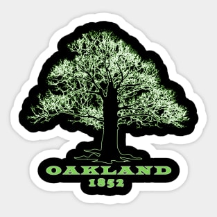 Oakland 1852 Tshirt Sticker